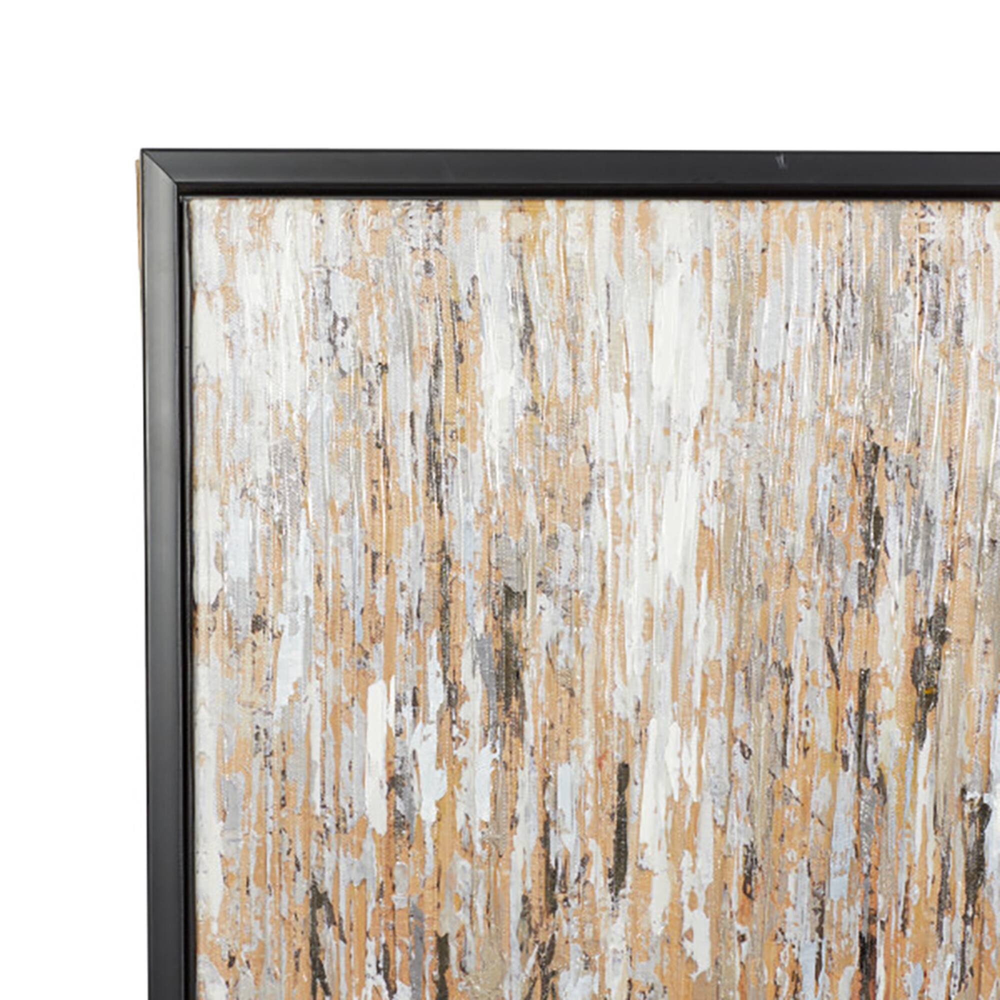 White Contemporary Abstract Canvas Wall Art